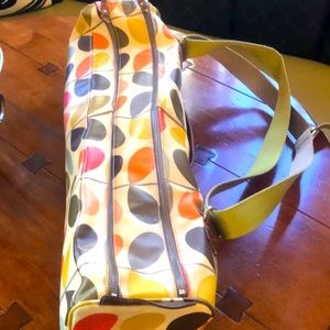 Double zip yoga bag with handle!